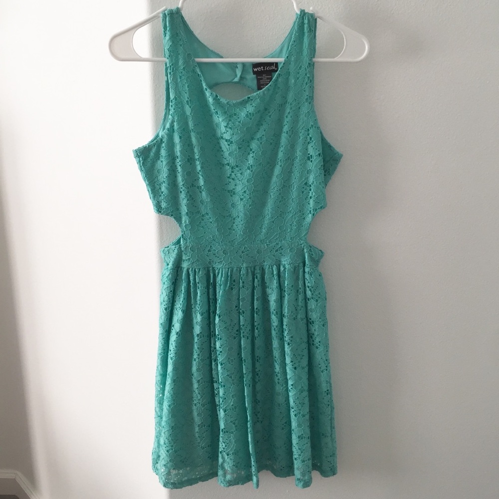 Teal Wet Seal dress lace